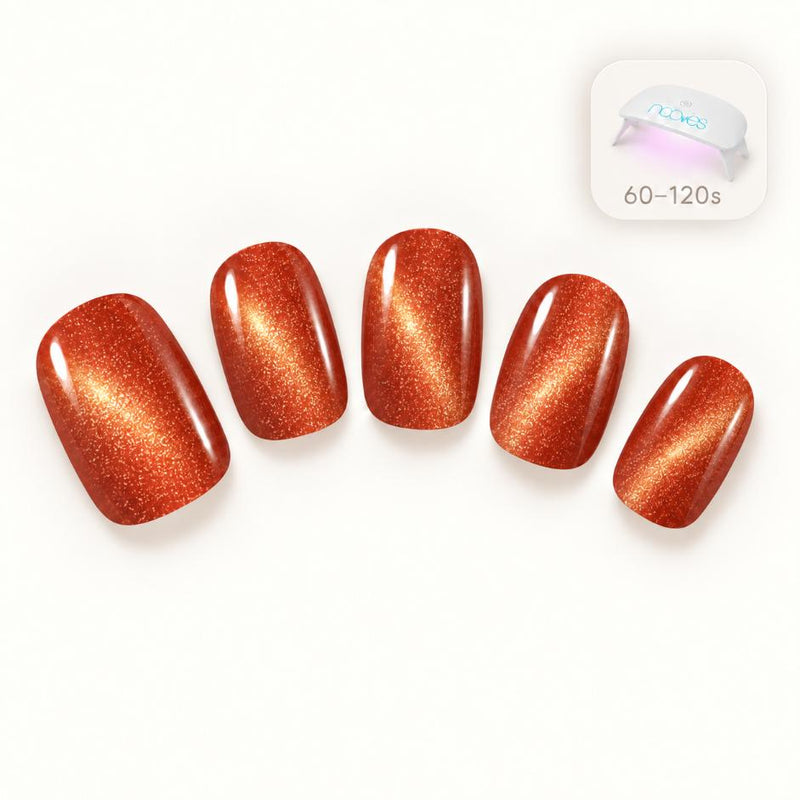 Láminas de Gel Semicuradas Terracota Cat - Calidad Profesional Nooves