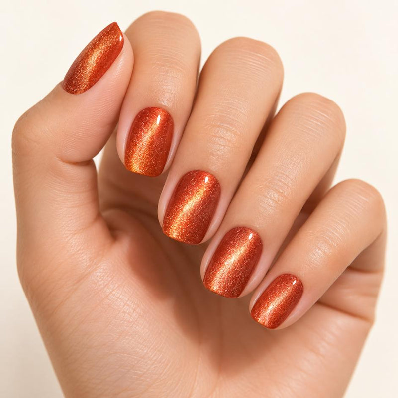 Resultado Manicura en casa con Terracota Cat - Acabado Natural