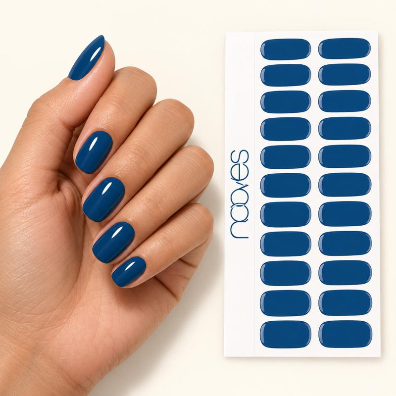 Diseño de uñas Deep Navy - Veganas, Cruelty-Free y Hema-Free