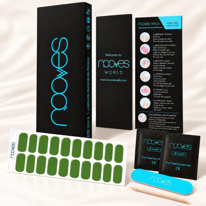 Kit de uñas de gel Deep Teal - Fácil aplicación sin torno