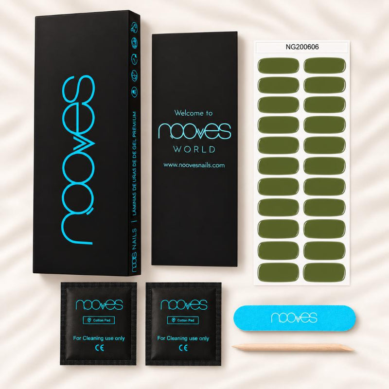 Kit de uñas de gel Olive Muse - Fácil aplicación sin torno