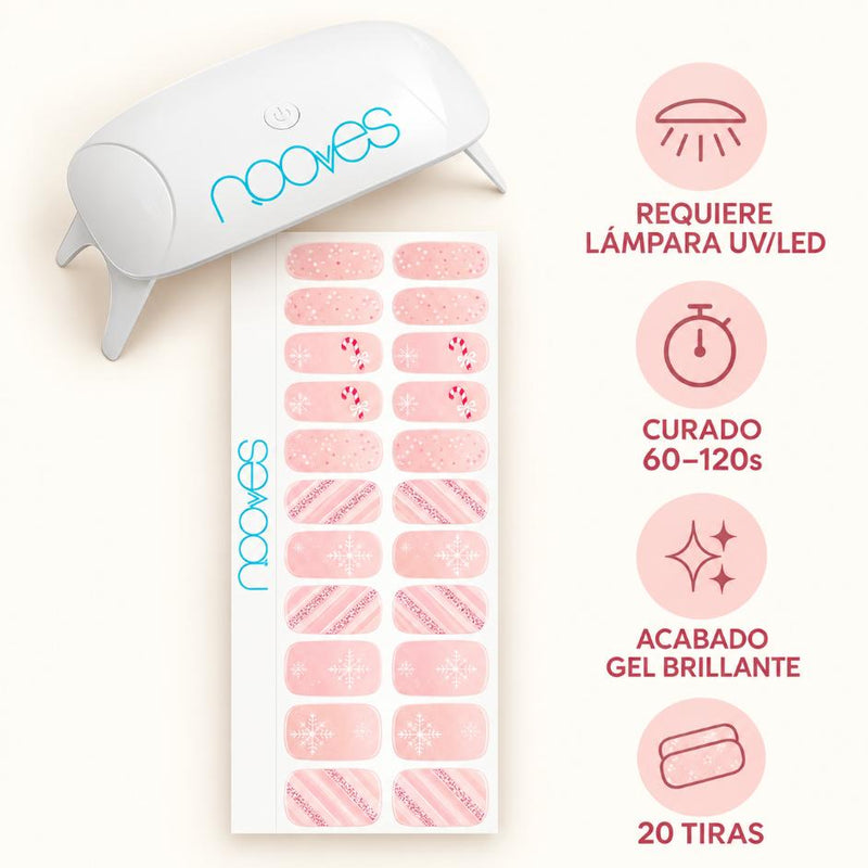 Cómo quedan las uñas de gel Silent Snow - Antes y después