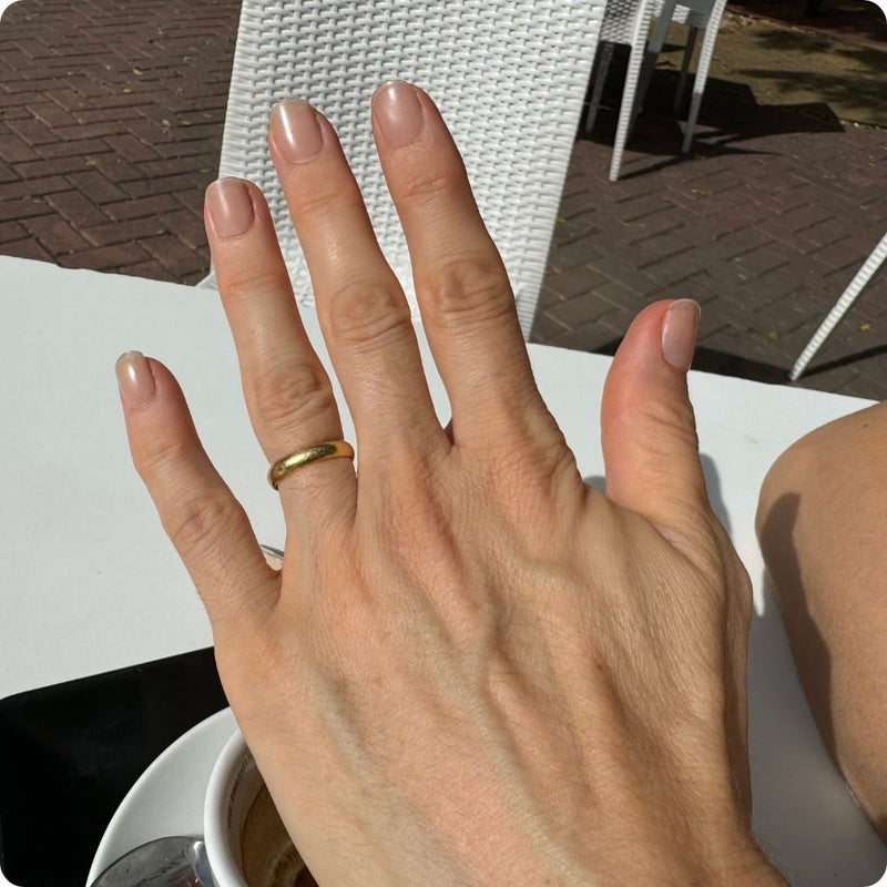 Diseño de uñas Láminas de Gel - Natural Nude - Nooves Nails - Veganas, Cruelty-Free y Hema-Free