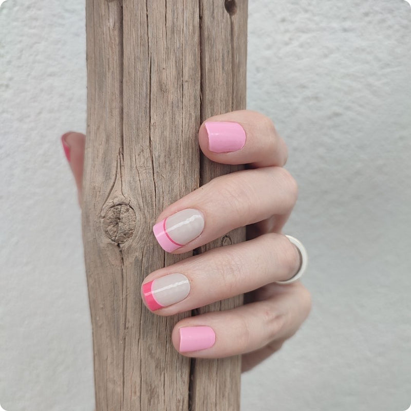Diseño de uñas Láminas de Gel - Love Vibes - Nooves Nails - Veganas, Cruelty-Free y Hema-Free