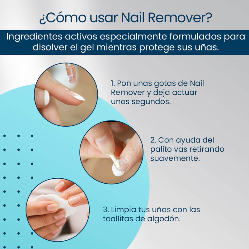 Nail Remover - 30ml - Removedor sem Acetona - Nooves Nails