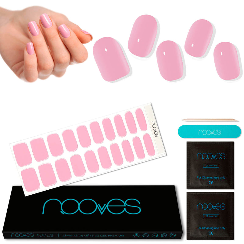 Folhas de Gel - Baby Pink - Nooves Nails
