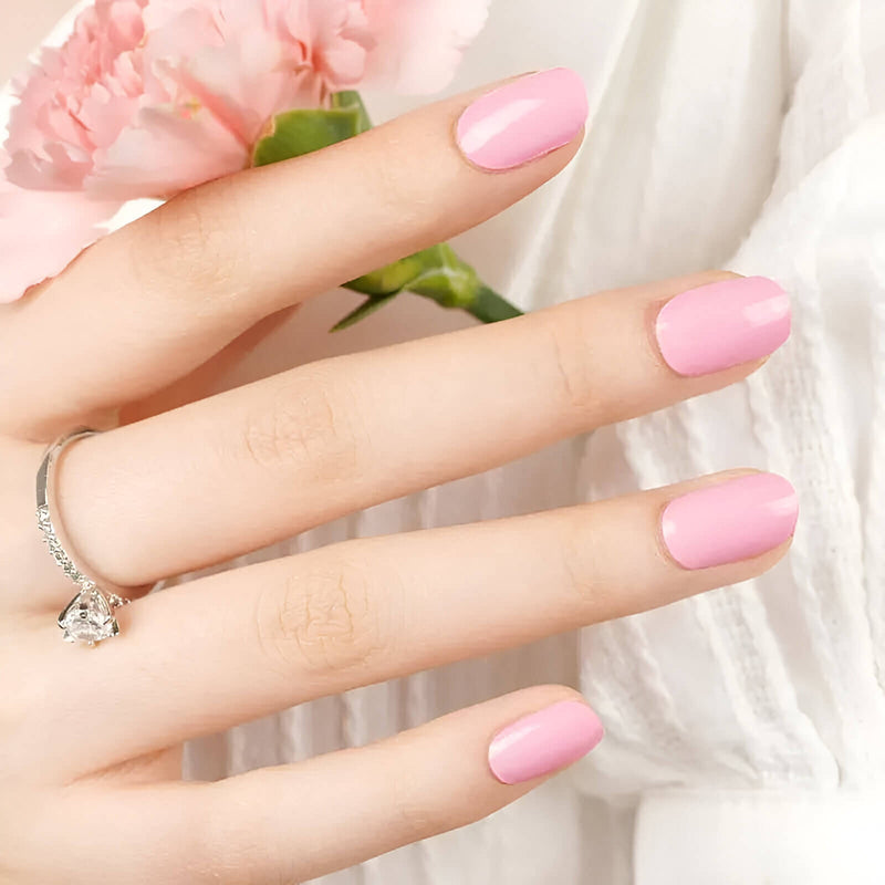 Folhas de Gel - Baby Pink - Nooves Nails
