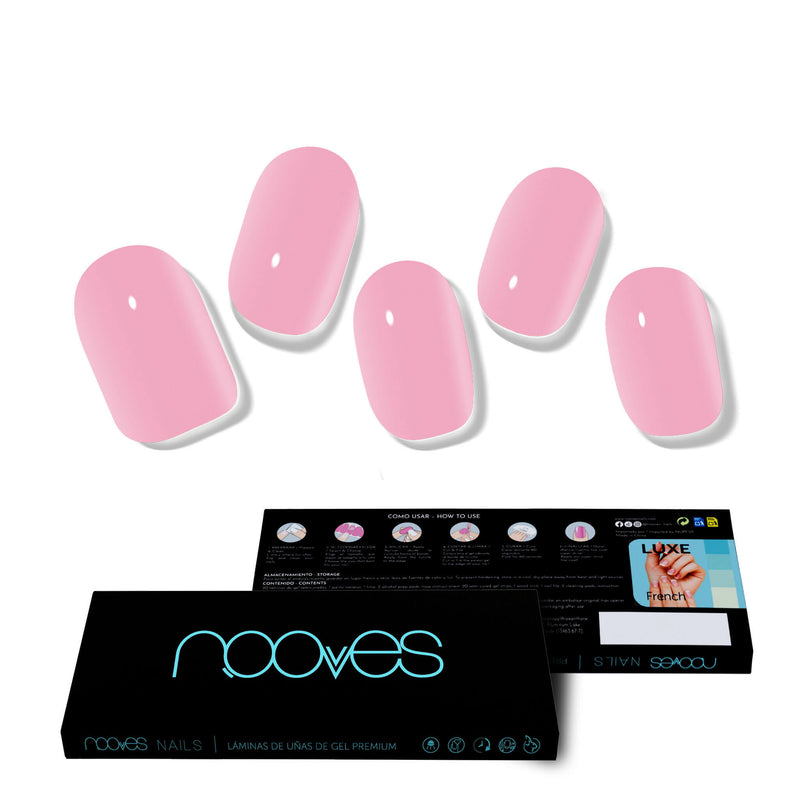 Folhas de Gel - Baby Pink - Nooves Nails
