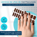 Folhas de Gel - Chocolat - Nooves Nails