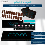 Folhas de Gel - Chocolat - Nooves Nails