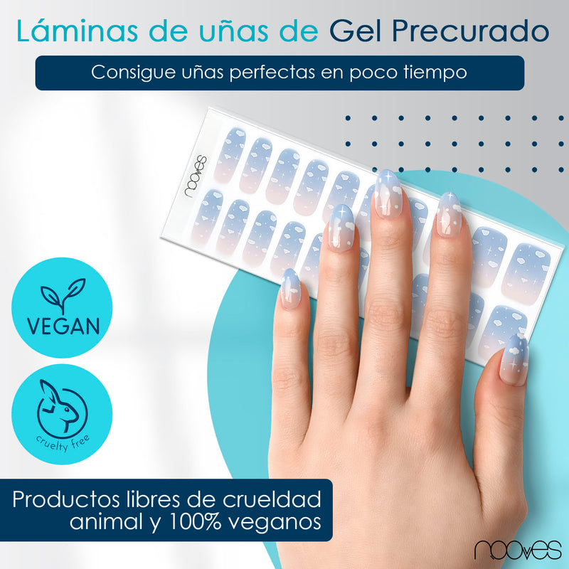 Cómo quedan las uñas de gel Clouds - Antes y después