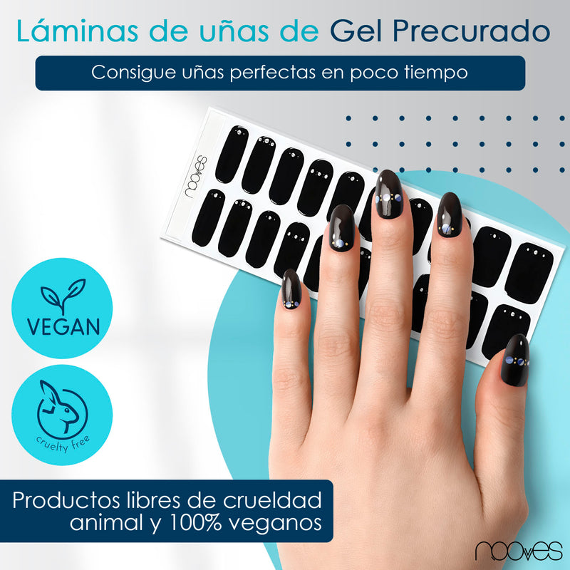 Gel Nail - Cristal Nights - Nooves Nails