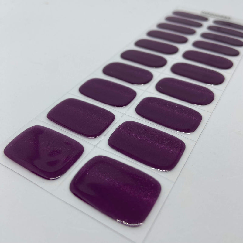 Detalle adicional Láminas Láminas de Gel - Grape Glow - Nooves Nails - Vista 11