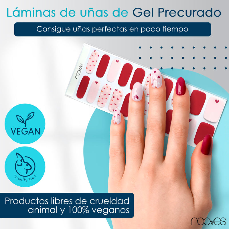 Detalle adicional Láminas Láminas de Gel - In Love - Nooves Nails - Vista 12