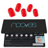 Pack Lámina de uñas de gel Premium precurado Nooves Nails Diseños Rojos + Lámpara uñas UV/LED PORTÁTIL 8w