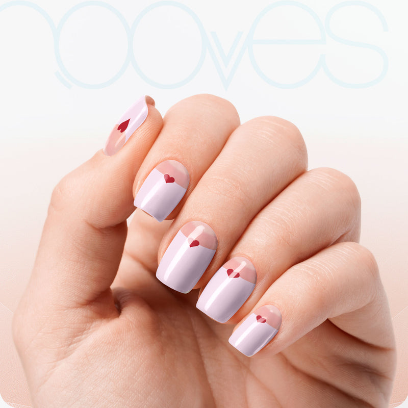 Cómo quedan las uñas de gel Láminas de Gel - L'Amour - Nooves Nails - Antes y después