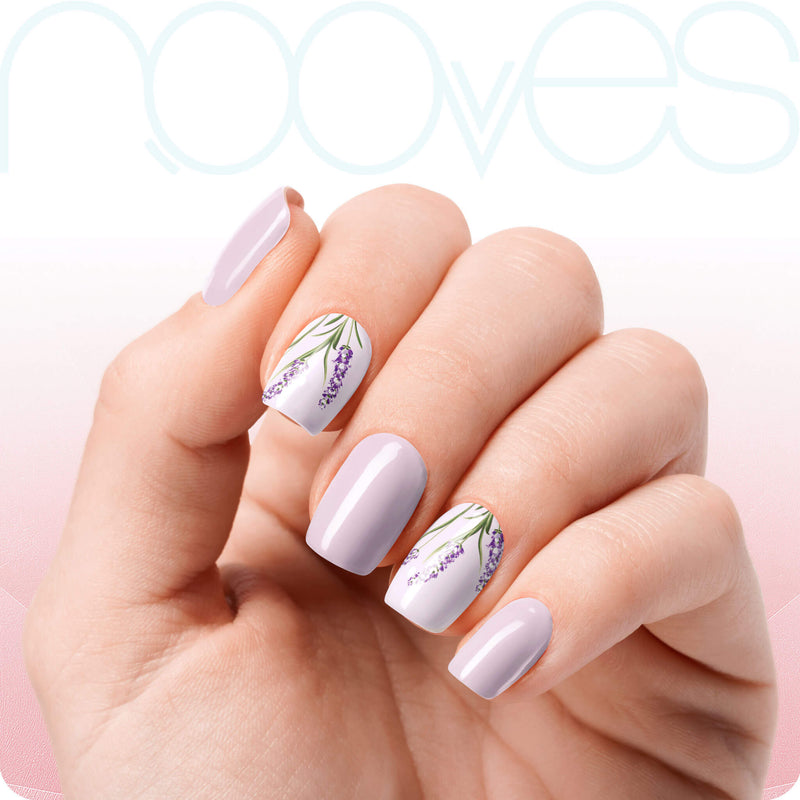 Tendencia manicura Láminas de Gel - Lavander - Nooves Nails - Estilo moderno y elegante