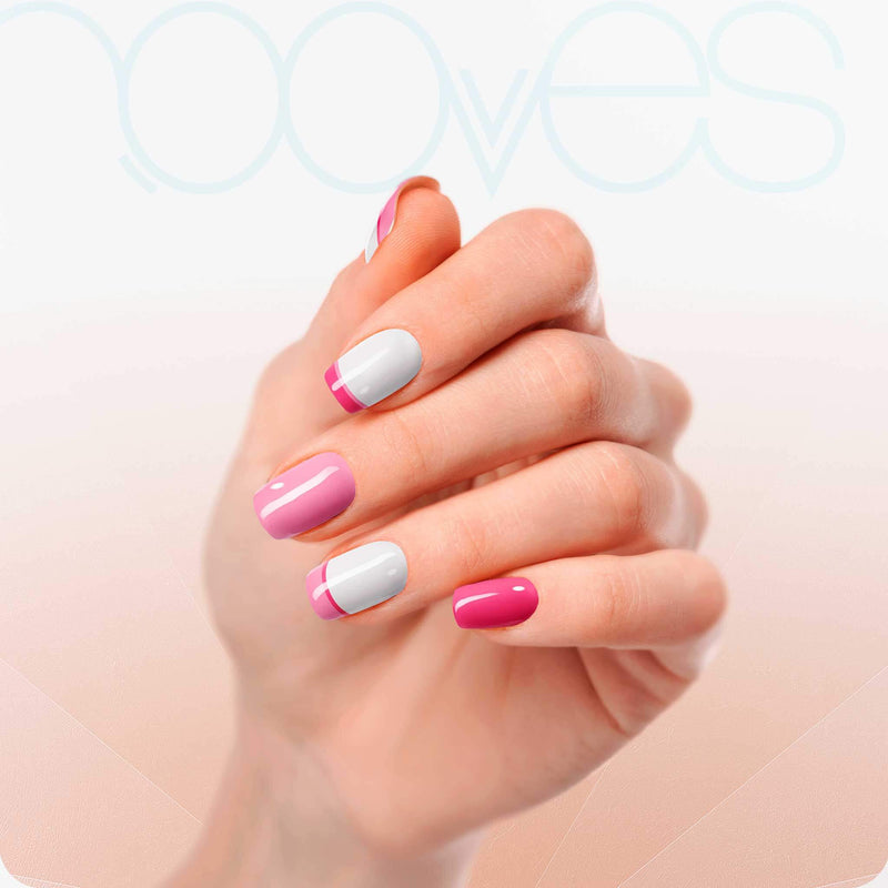 Tendencia manicura Láminas de Gel - Love Vibes - Nooves Nails - Estilo moderno y elegante
