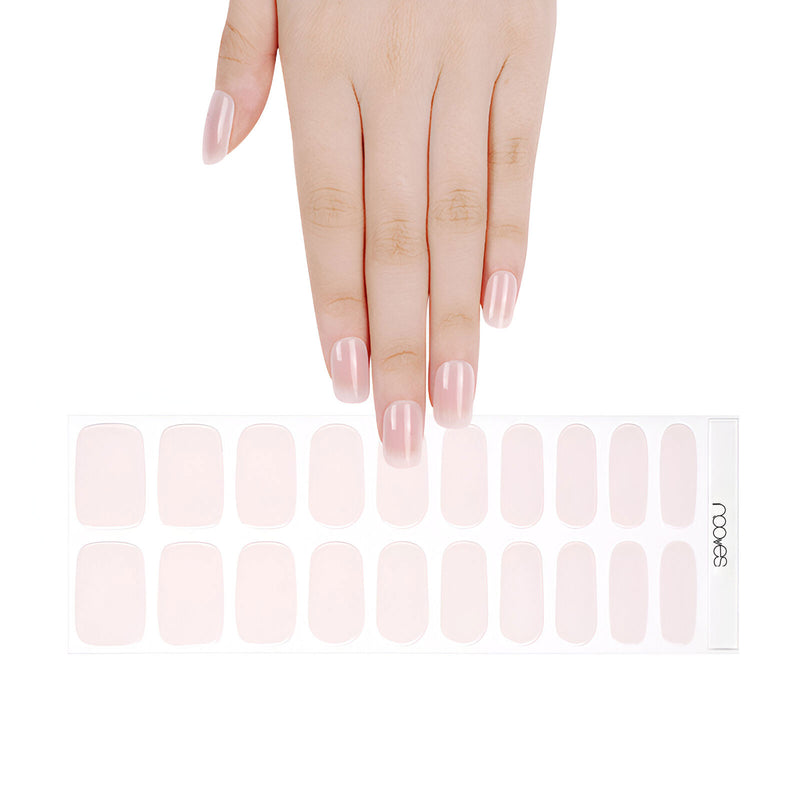 Kit de uñas de gel Láminas de Gel - Lovely Pink - Nooves Nails - Fácil aplicación sin torno