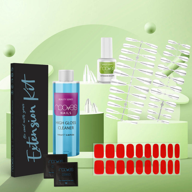 Extensión Premium Kit - Pack de extensiones completo - Kit Personalizable con Lámpara y Top Coat 1
