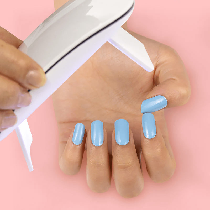 Textura y grosor láminas Láminas de Gel - Blue Sky - Nooves Nails - Gel auténtico semicurado al 60%