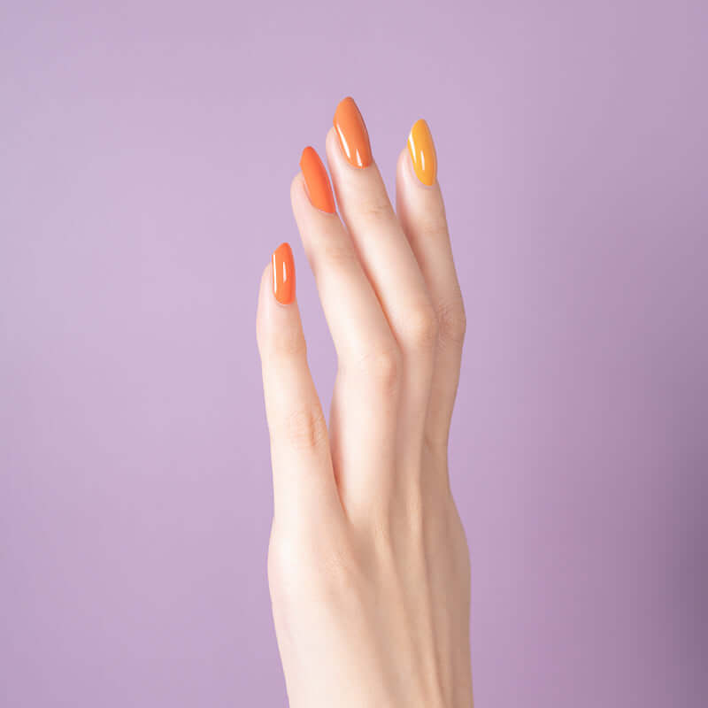 Cómo quedan las uñas de gel Láminas de Gel - Nature´s Canvas - Nooves Nails - Antes y después