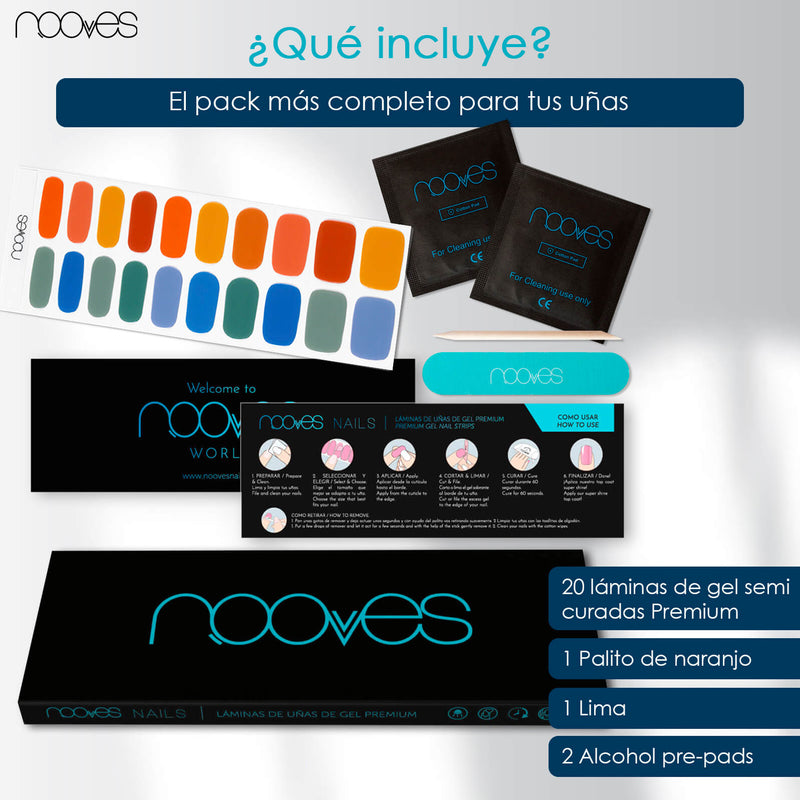 Detalle adicional Láminas Láminas de Gel - Nature´s Canvas - Nooves Nails - Vista 15