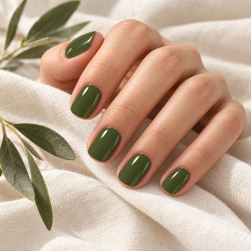 Textura y grosor láminas Olive Muse - Gel auténtico semicurado al 60%