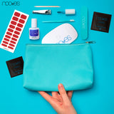 Pack Lámina de uñas de gel Premium precurado Nooves Nails Diseños Rojos + Lámpara uñas UV/LED PORTÁTIL 8w