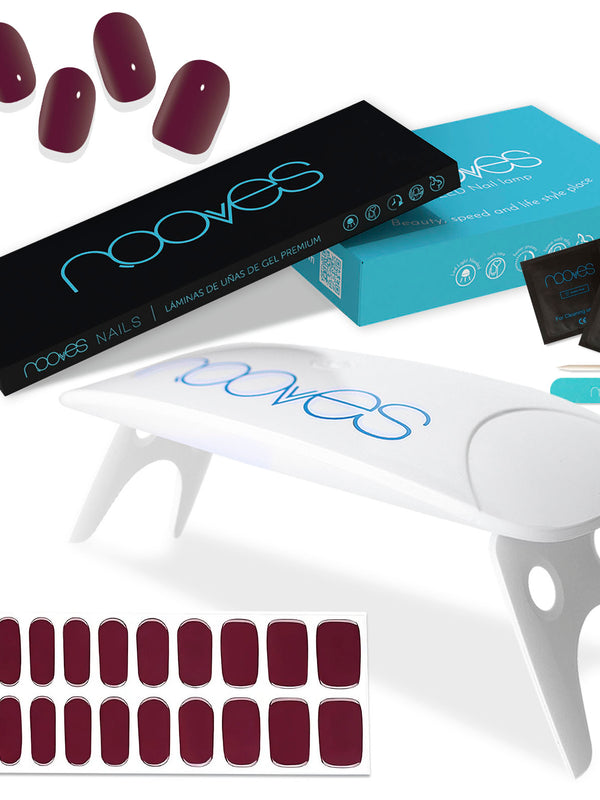 Gel Sheets - Crimson Red - Nooves Nails