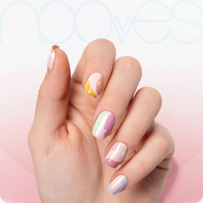 Tendencia manicura Láminas de Gel - Paradise - Nooves Nails - Estilo moderno y elegante