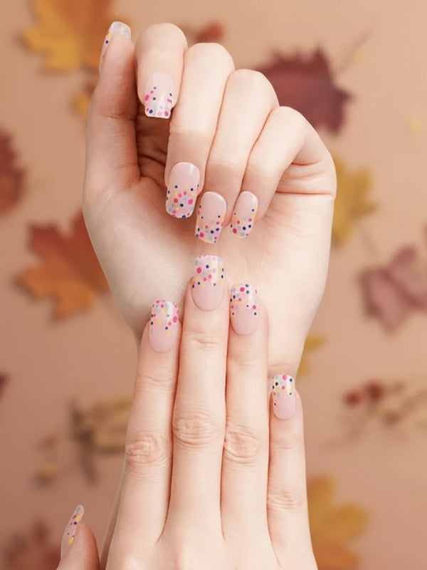 Folhas de Gel - Party Time - Nooves Nails - Láminas de uñas de gel semicuradas