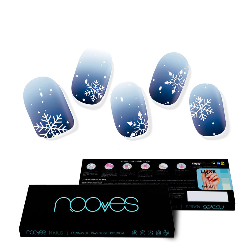 Textura y grosor láminas Láminas de Gel - Polar Chill - Nooves Nails - Gel auténtico semicurado al 60%