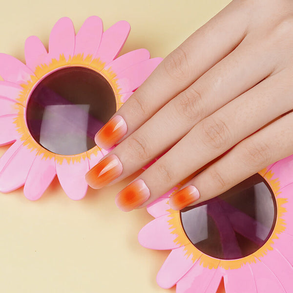 Láminas de Gel - Rosy Mirage - Nooves Nails