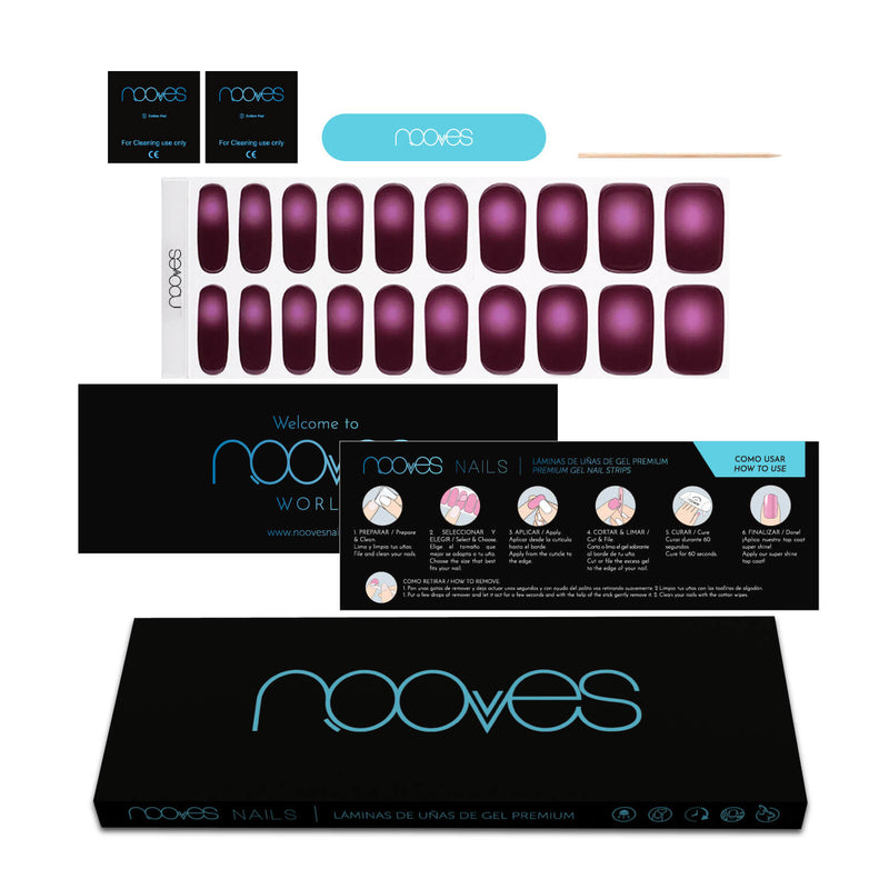 Detalle adicional Láminas Láminas de Gel - Velvet Halo - Nooves Nails - Vista 15