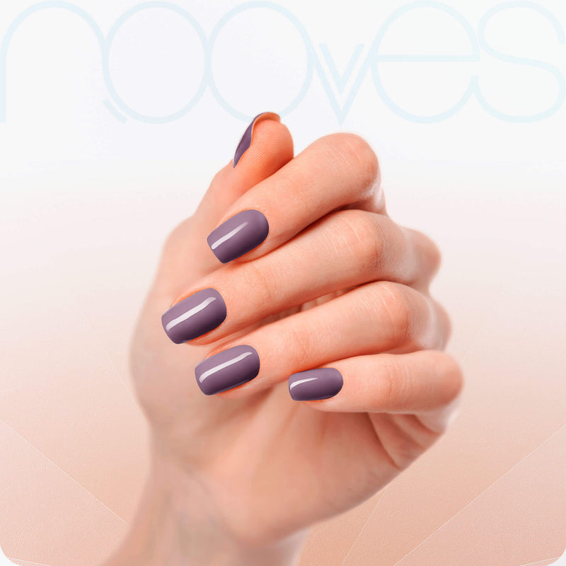 Láminas resistentes al agua Láminas de Gel - Violet Ether - Nooves Nails - Duración más de 14 días