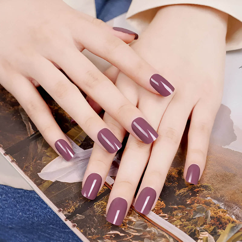 Láminas de Gel Semicuradas Láminas de Gel - Violet Ether - Nooves Nails - Calidad Profesional Nooves