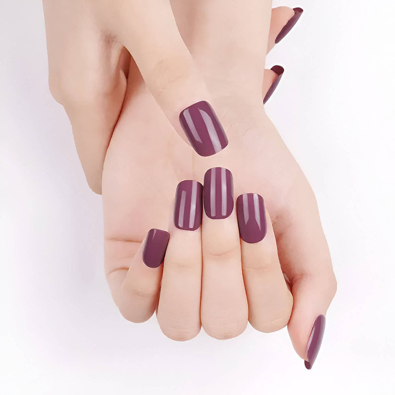 Diseño de uñas Láminas de Gel - Violet Ether - Nooves Nails - Veganas, Cruelty-Free y Hema-Free