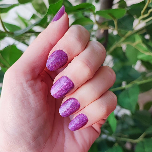Láminas de Gel - Grape Glow - Nooves Nails