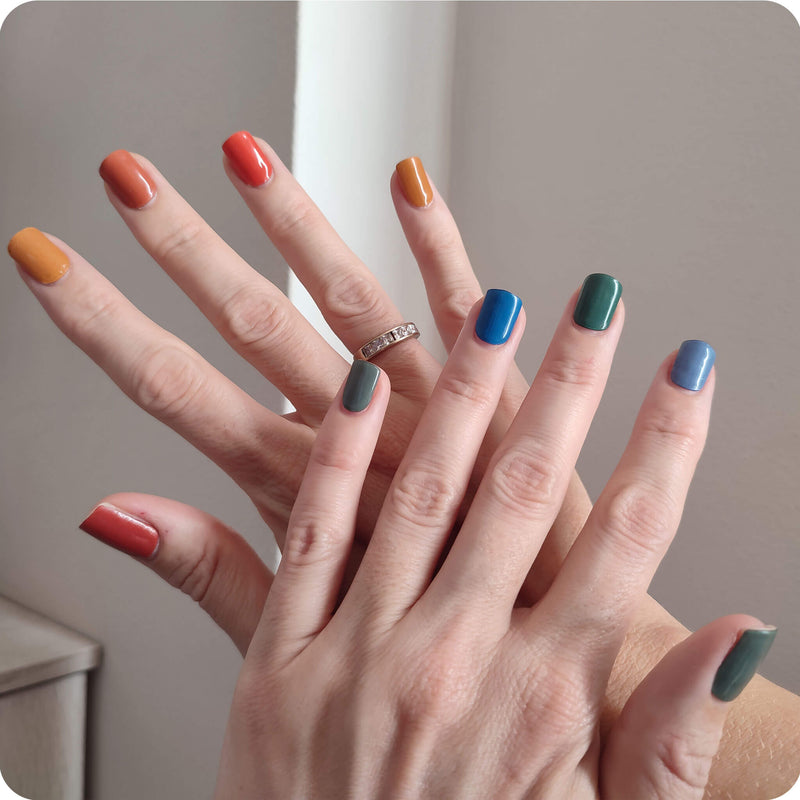 Resultado Manicura en casa con Láminas de Gel - Nature´s Canvas - Nooves Nails - Acabado Natural