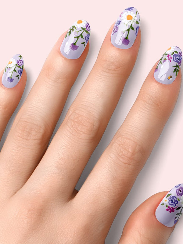 Gel Nail - Calm Spring - Nooves Nails - Láminas de uñas de gel semicuradas