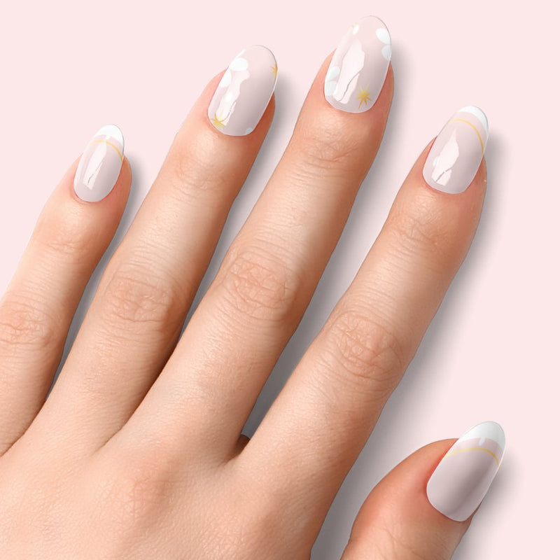 Folhas de Gel - Daisy French - Nooves Nails