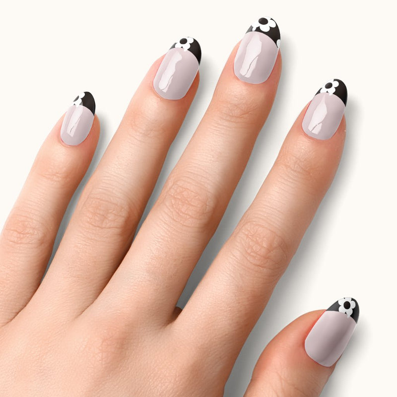 Gel Sheets - Floral Noir - Nooves Nails