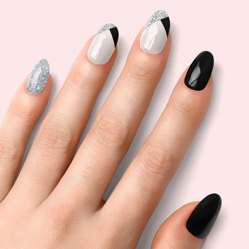 Láminas de Gel Semicuradas Folhas de Gel - Intimate Evening - Nooves Nails - Calidad Profesional Nooves