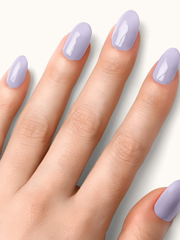 Láminas de Gel - Lavender Milk - Nooves Nails