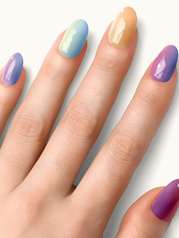 Láminas de Gel - Rainbow - Nooves Nails