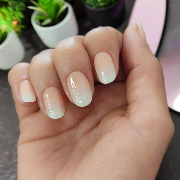 Folhas de Gel - Nude Baby Boomer - Nooves Nails