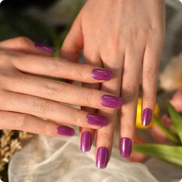 Láminas de Gel - Purple Twist - Nooves Nails