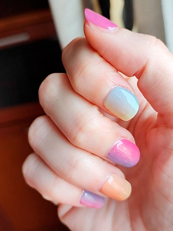 Láminas de Gel - Rainbow - Nooves Nails