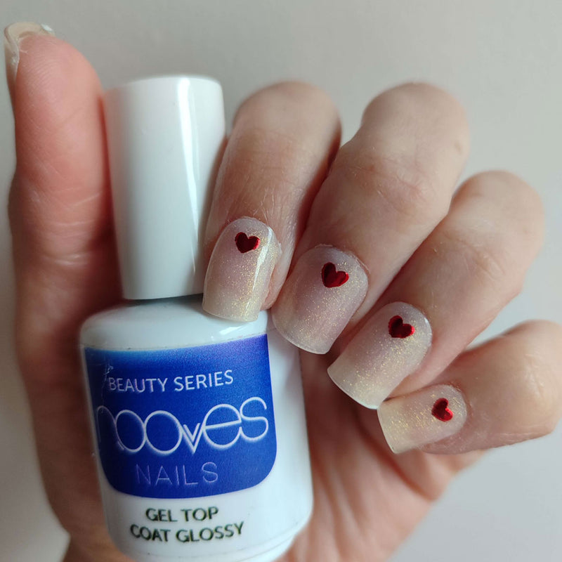 Resultado Manicura en casa con Láminas de Gel - Romance - Nooves Nails - Acabado Natural
